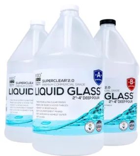 FGCI SuperClear Liquid Glass Epoxy 2-4 inch Deep Pour