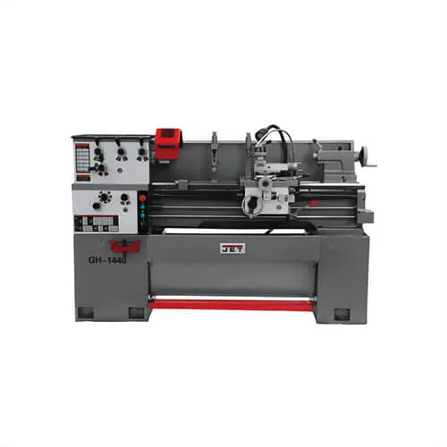 JET® 323386 Lathe with Newall NMS300 DRO, 14 in Swing Over Bed, 8-1/5 in Swing Over Cross Slide, MT-5 Spindle, 3 hp