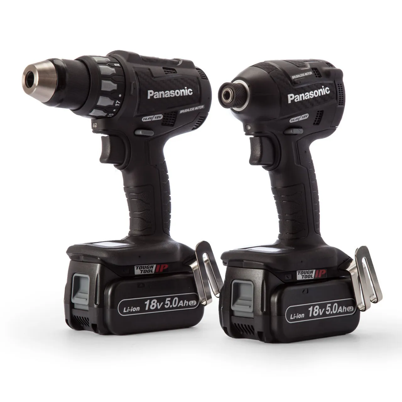  Panasonic EYC215LJ2G31 Cordless 18V Drill Driver / Impact Driver Twinpack (2 x 5.0Ah Batteries)