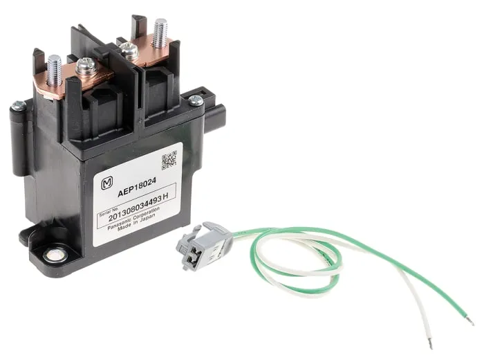 Panasonic Flange Mount Power Relay, 24V dc Coil, 80A Switching Current, SPST
