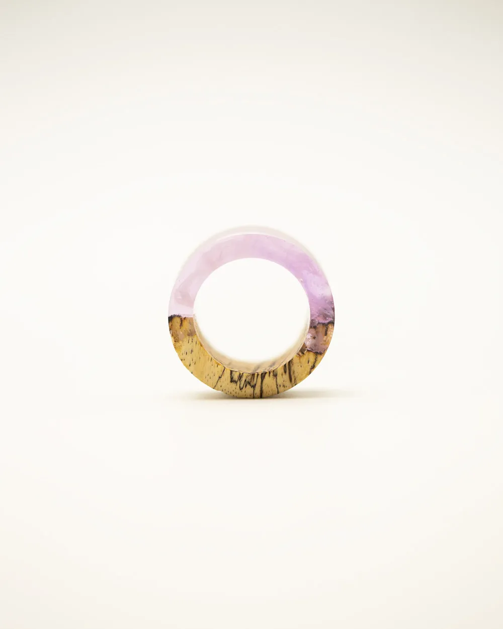Purple Epoxy Wood Tunnel
