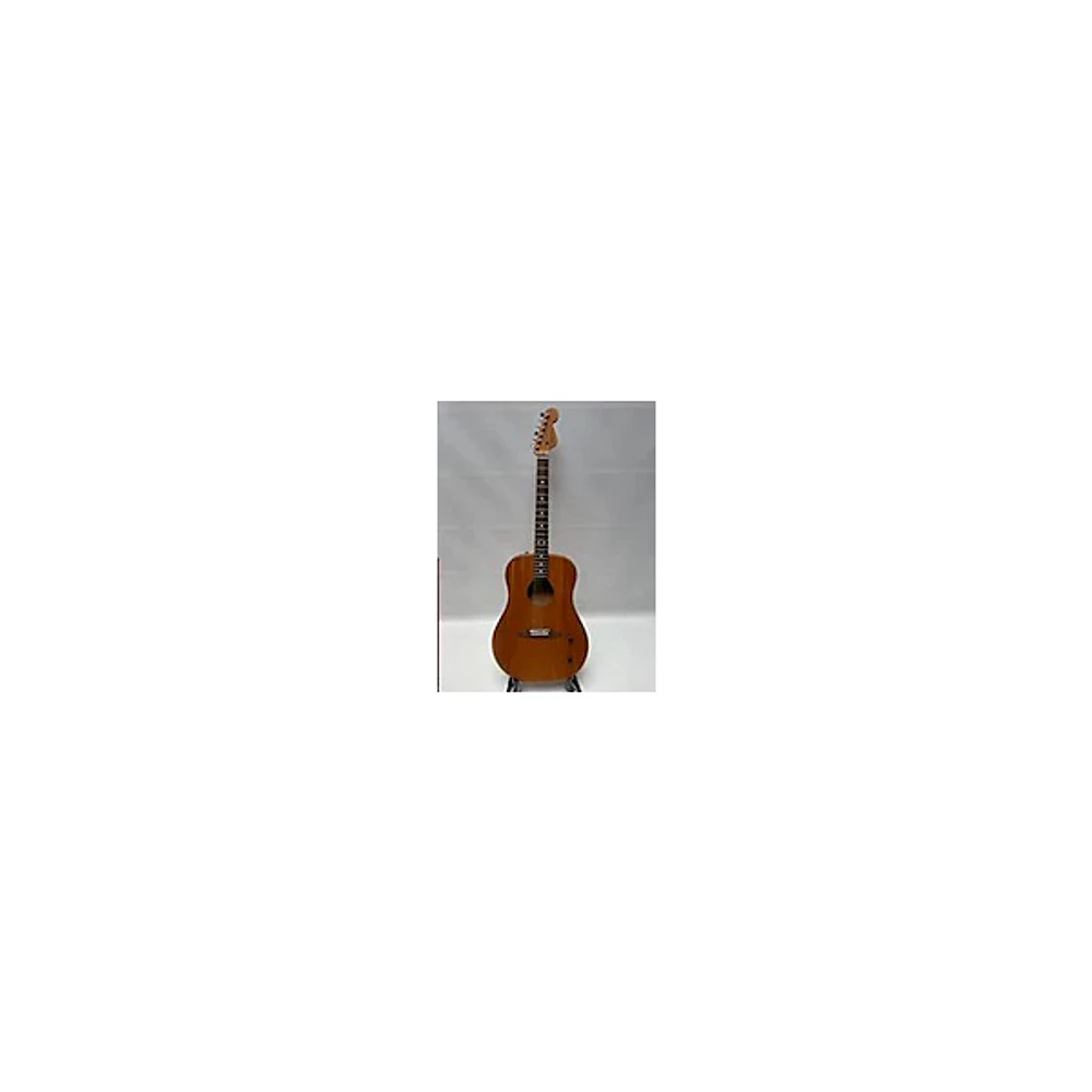 Used Fender Highway Dreadnought Mahogony Mahogony Acoustic Electric Guitar