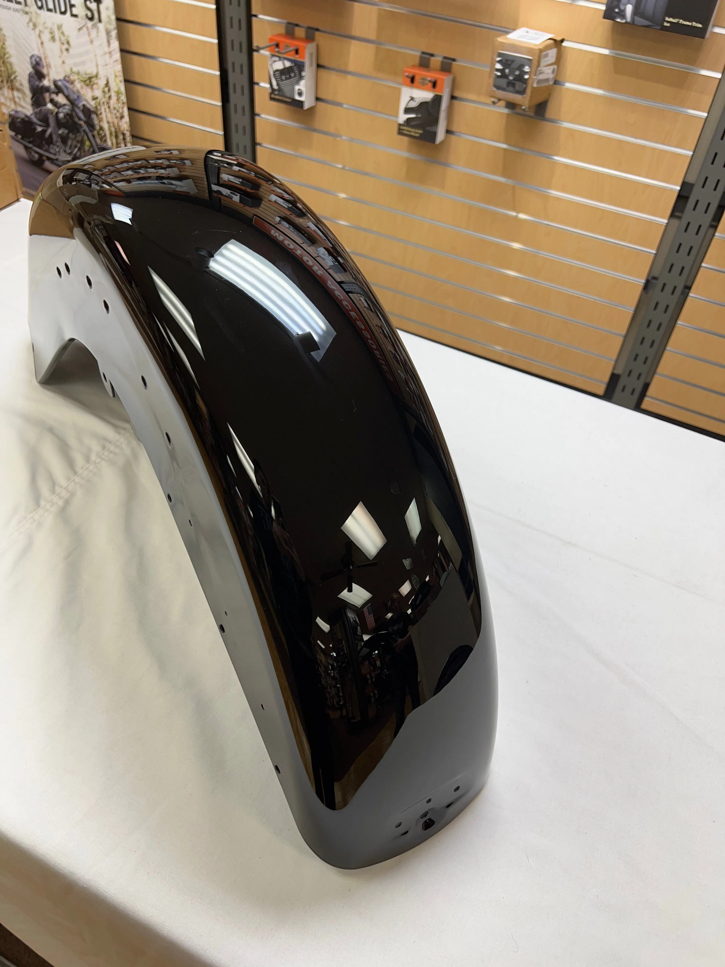 Vivid Black Front Fender-Softail