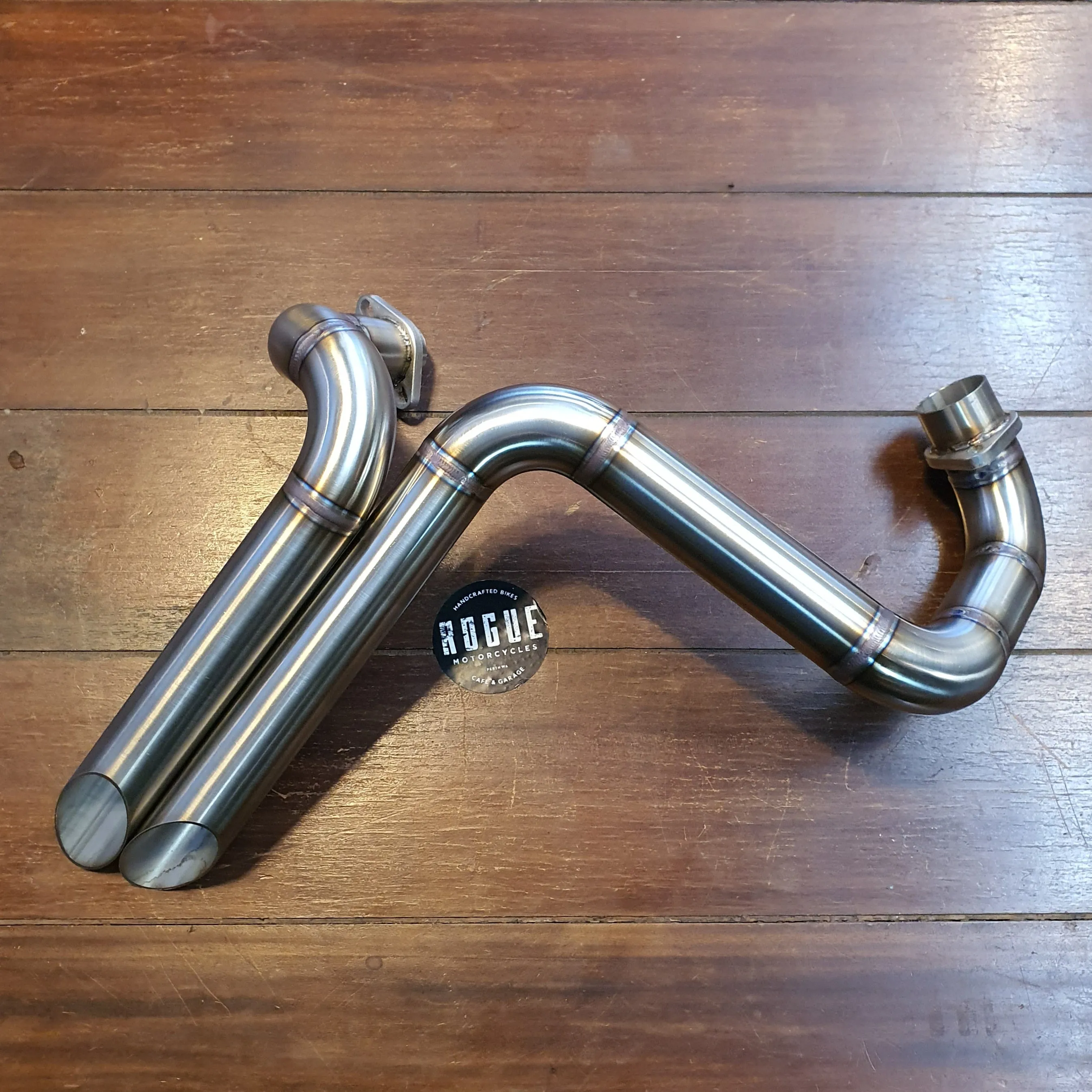 Yamaha XVS650 V-star - Stainless Exhaust Short Bob